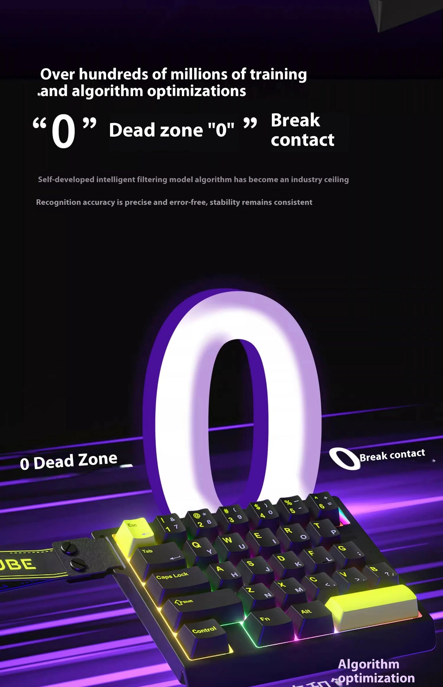 Magnetic Switch Single-Handed Mechanical Gaming Keyboard
