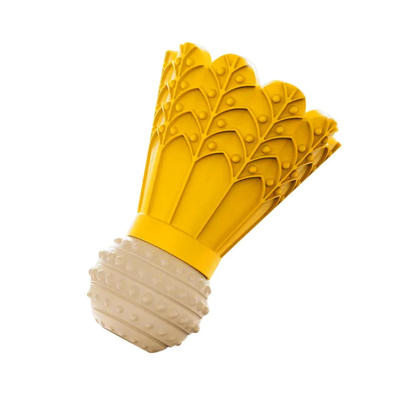 Interactive Badminton Dog Chew Toy with Squeaker