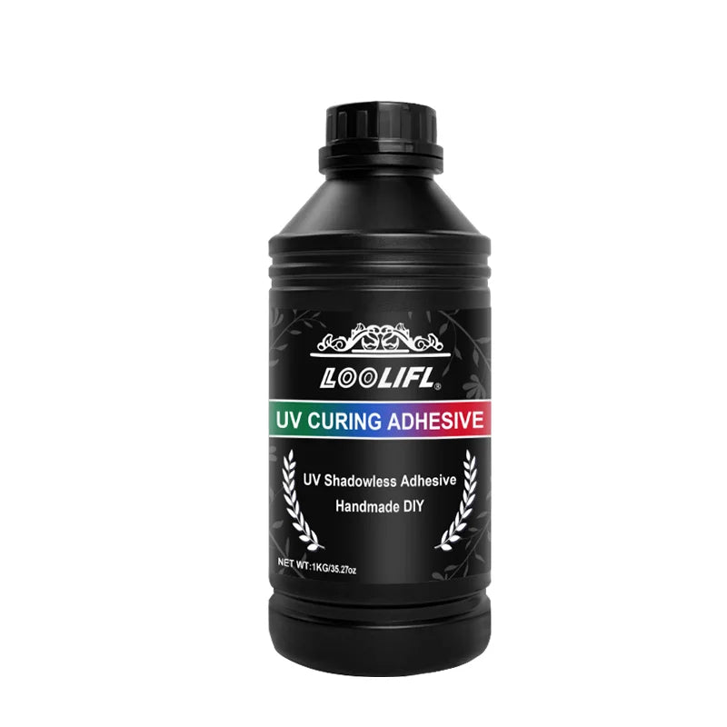 50ml Crystal Clear UV Resin Glue Kit with UV Lamp
