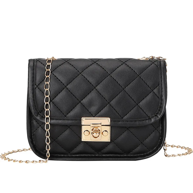 Quilted Chain Crossbody Bag