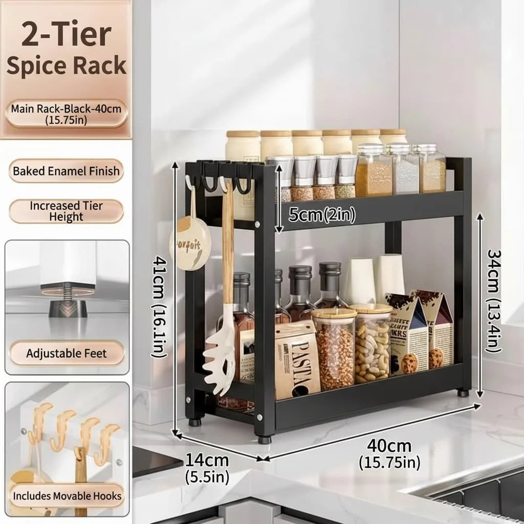 Wall-Mounted Kitchen Storage Shelf