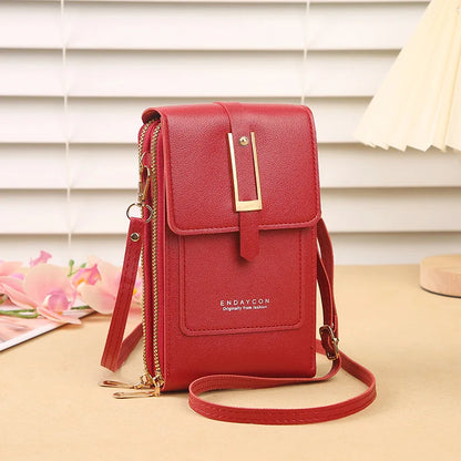 Touchscreen Phone Crossbody Wallet Bag