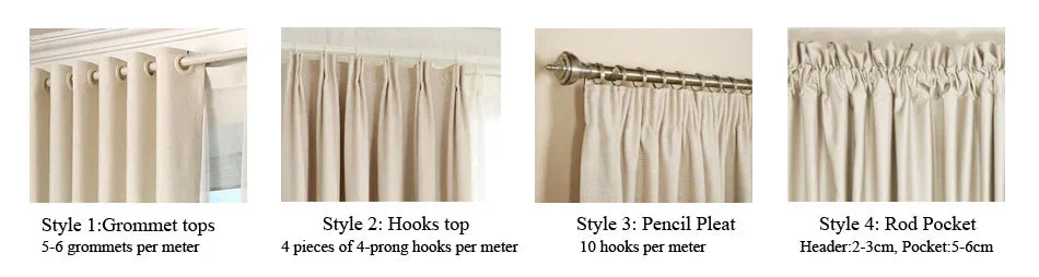 European Chenille Jacquard Luxury Curtain