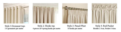 European Chenille Jacquard Luxury Curtain
