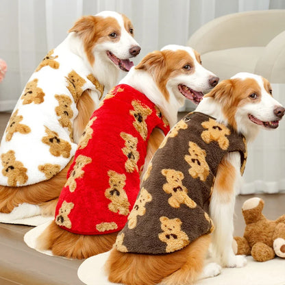 Warm Flannel Dog Fleece Vest for Autumn & Winter