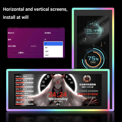 Smart 6.86” Secondary Display for PC Case