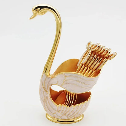 Swan Tableware Holder Set