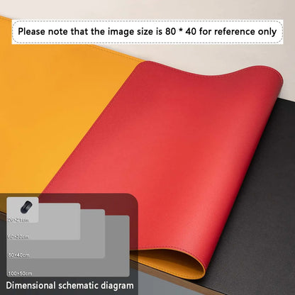 Large PU Leather Desk Mat & Mouse Pad