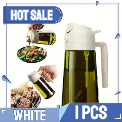 2-in-1 Oil Sprayer & Dispenser Bottle for Cooking