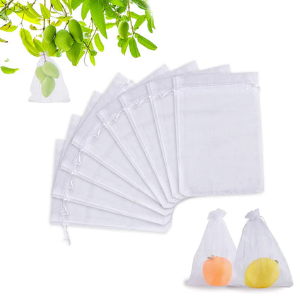 Fruit Protection Mesh Bags with Drawstring