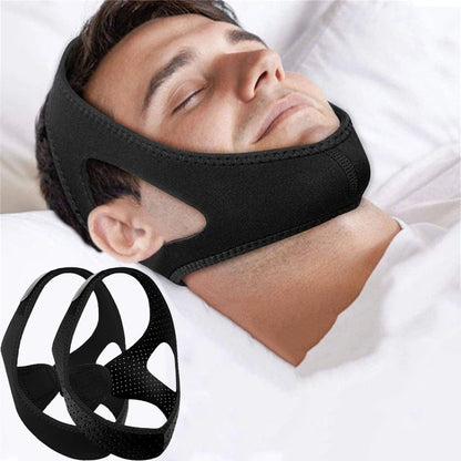 Anti snore belt shown on a neutral background.