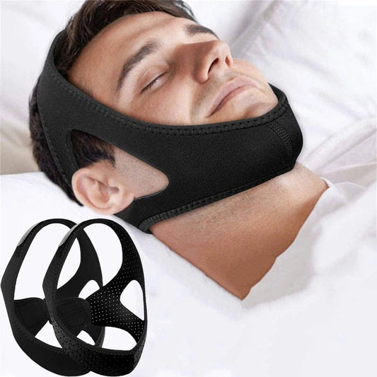 Anti snore belt shown on a neutral background.