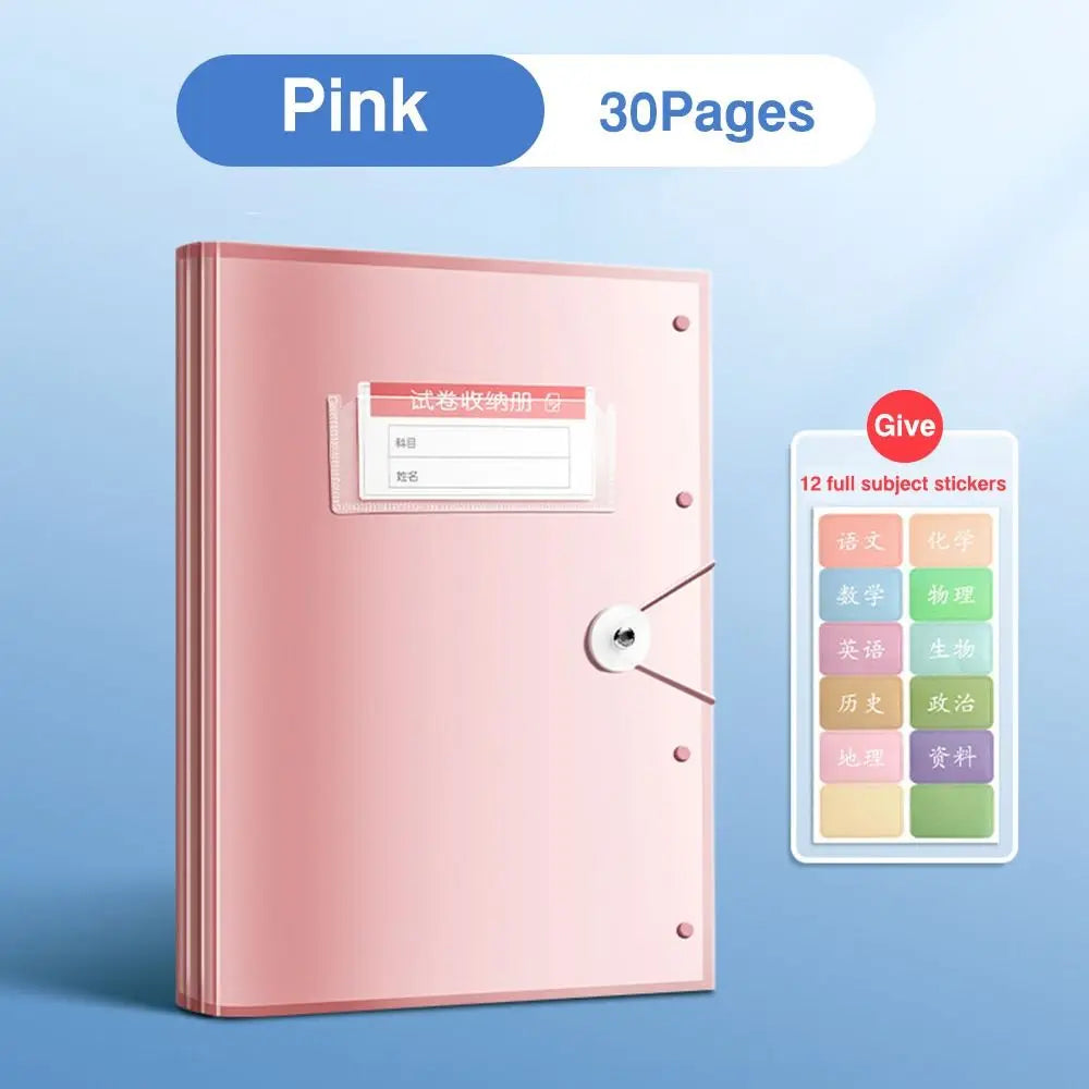 A3 Large Capacity File Folder