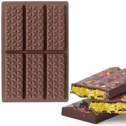 Silicone Break-Apart Chocolate Bar Mold