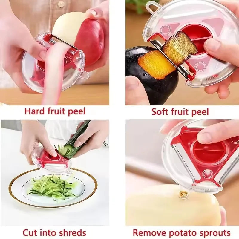3-in-1 Multifunctional Vegetable Peeler