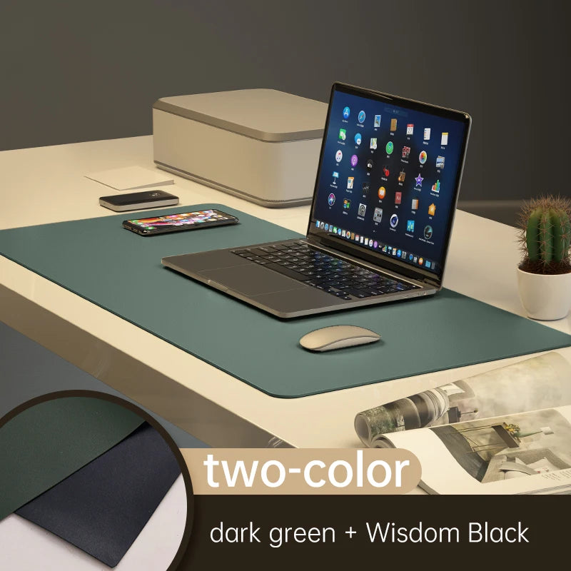 Waterproof Leather Desk Pad for Keyboard & Mouse