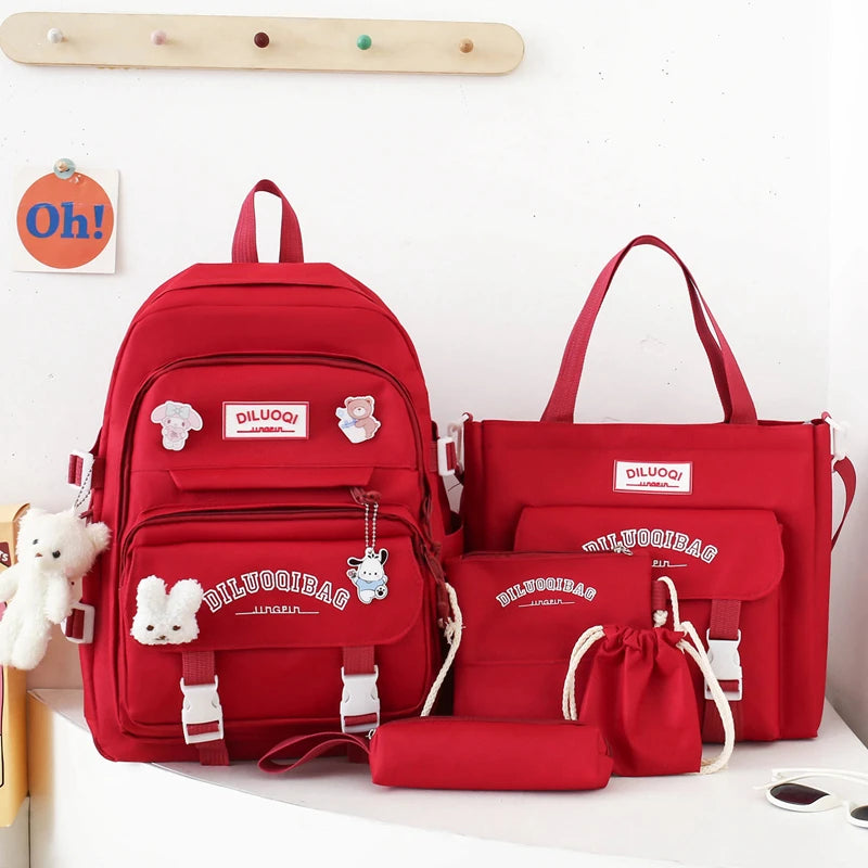High Capacity Student Backpack Set