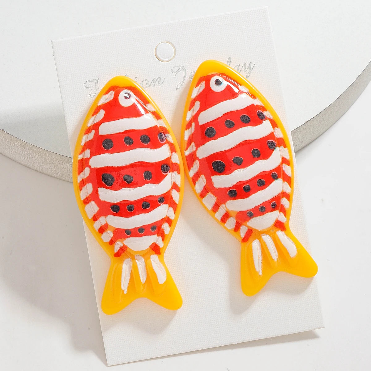 Creative Acrylic Fish Octopus Earrings