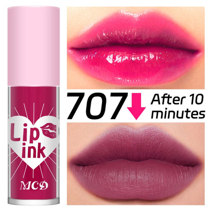 Long-Lasting Velvet Lip Gloss Stain – Plumping Liquid Lip Makeup