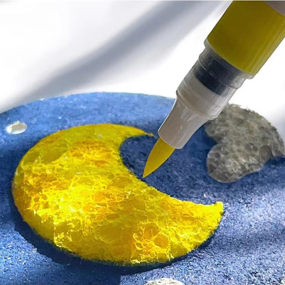 DIY Cotton Pulp Painting Shapes Set