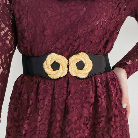 Women’s Wide Elastic Waist Belt