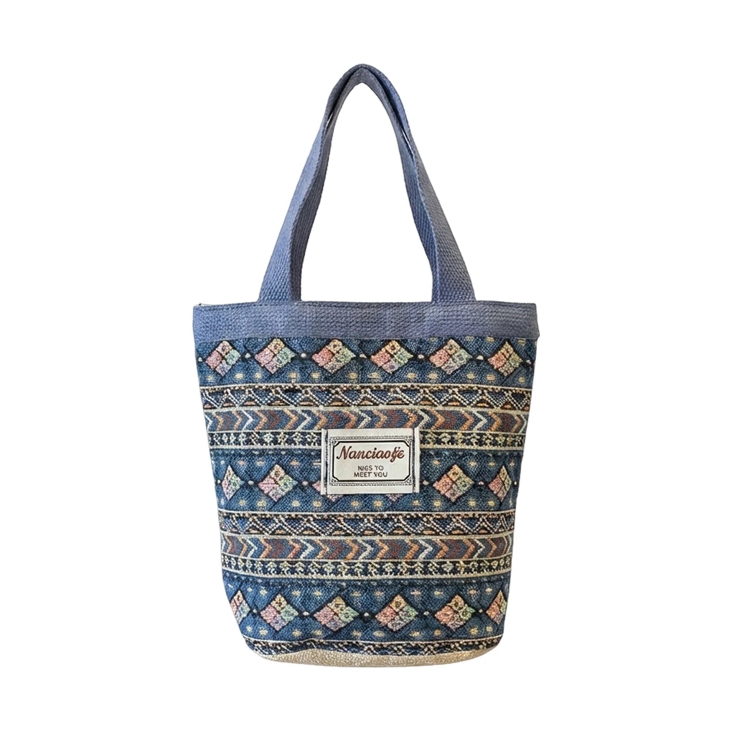 Handwoven Lunch Tote Bag