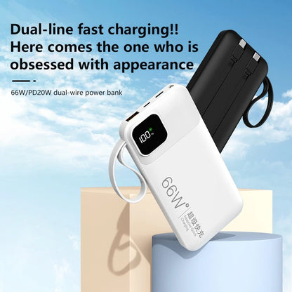 Portable High-Capacity Power Bank with Digital Display