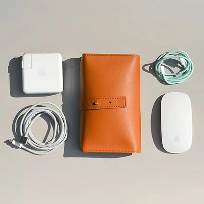 PU Leather Tech Organiser Travel Case