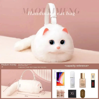 Cute Plush Cat Shoulder Bag Carrier