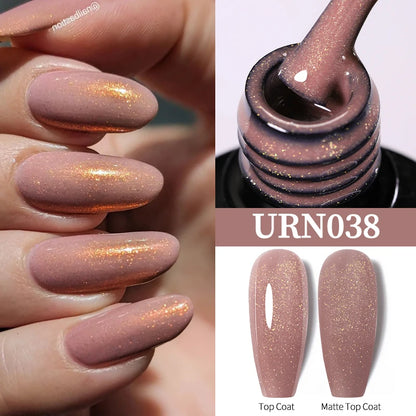 UR SUGAR 7.5ml Glitter Nude Gel Nail Polish