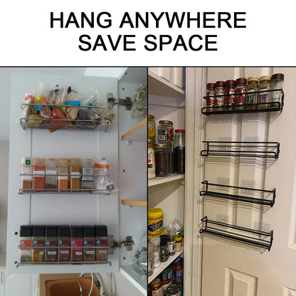 Wall Mounted Spice Rack Set