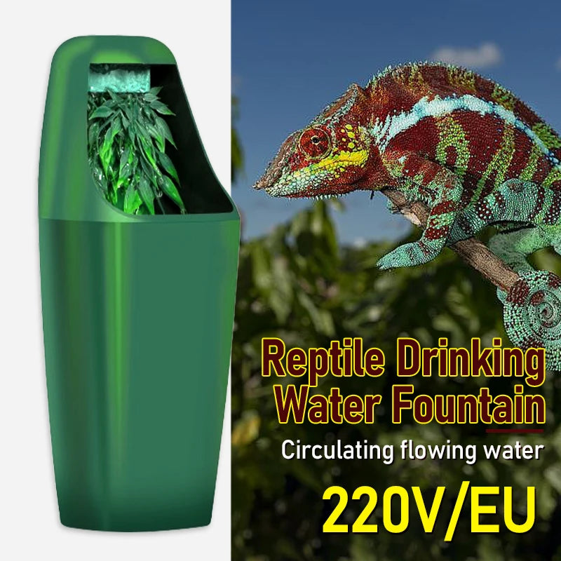 Automatic Reptile Water Fountain with Filter