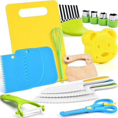 Montessori Kids Kitchen Tools & Cooking Set