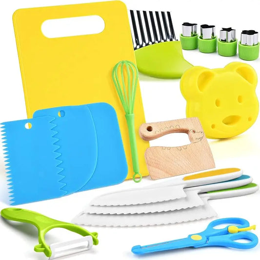 Montessori Kids Kitchen Tools & Cooking Set