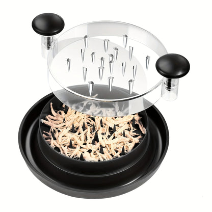 Upgraded Rotating Chicken Shredder with Transparent Lid