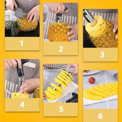 Stainless Steel Pineapple Corer & Slicer