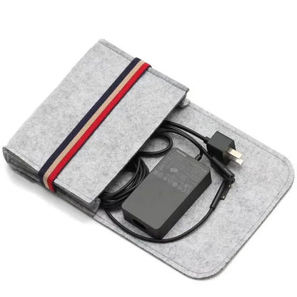 Felt Electronic Accessories Organizer Bag