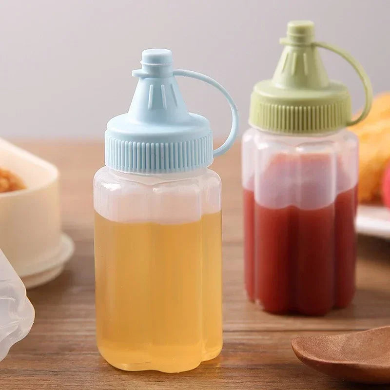 4-Pack Mini Sauce Squeeze Bottles