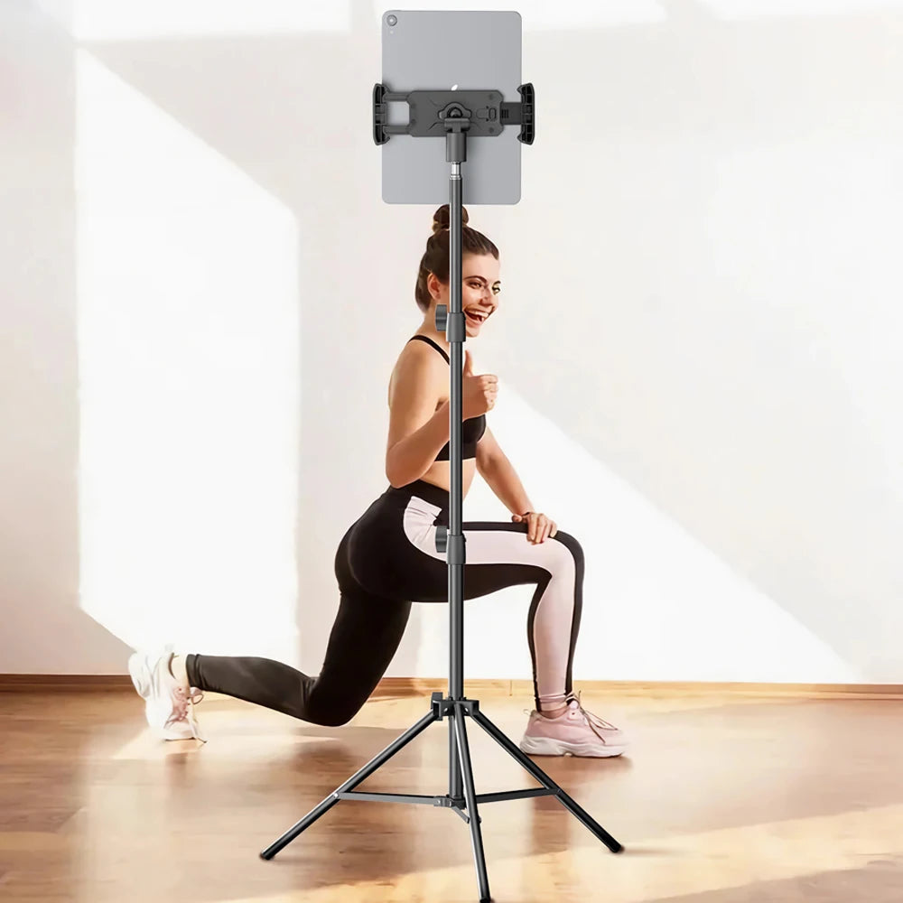 Adjustable Tripod Tablet Floor Stand