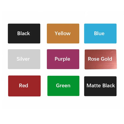 Laser Engraving Aluminium Name Cards for Business & DIY Projects
