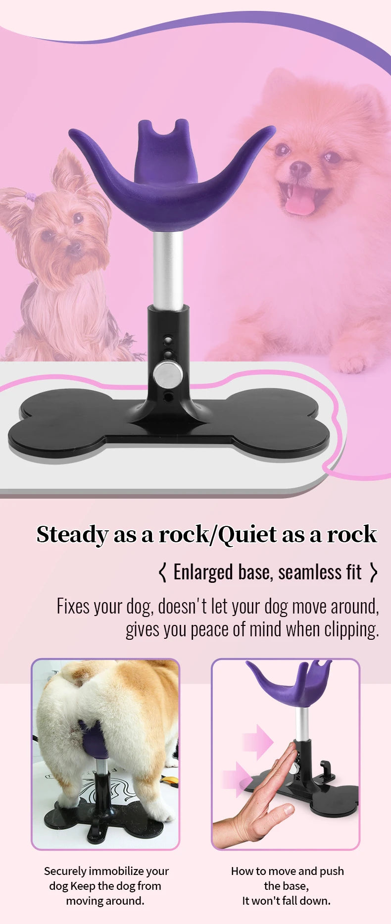 Adjustable Dog Grooming Standing Support Holder