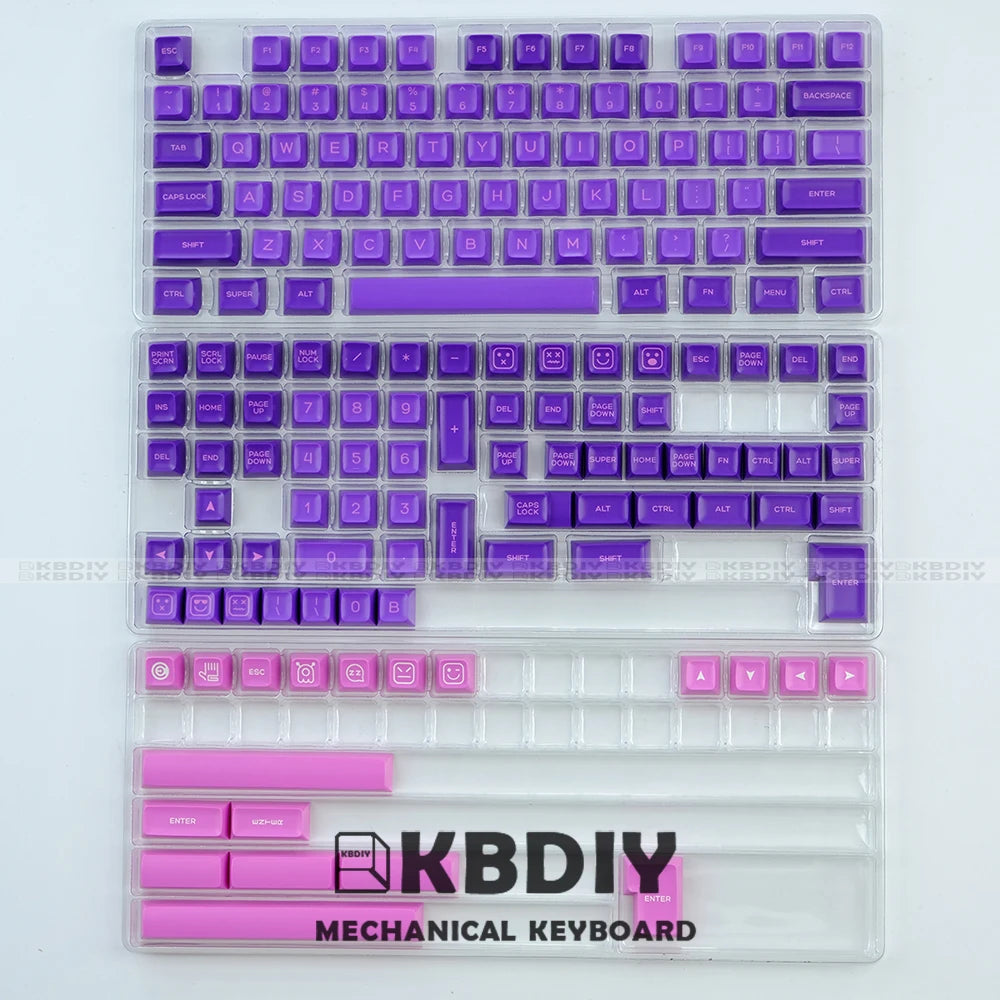 160-Key Double-Shot PBT SA Profile Keycaps for MX Mechanical Keyboards