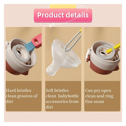 3-in-1 Cup Lid & Crevice Cleaning Brush