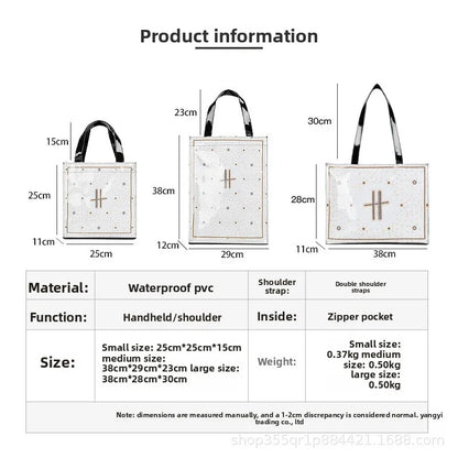 Square PVC Everyday Tote Bag