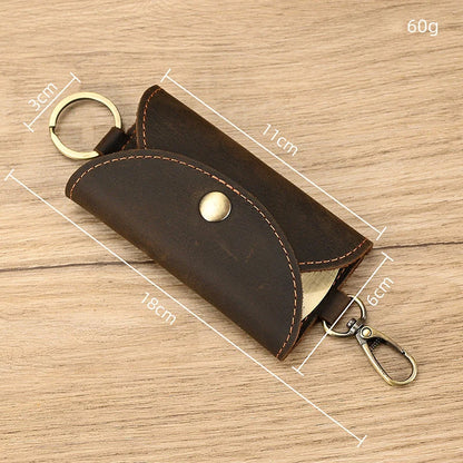 Genuine Leather Key Organizer Case