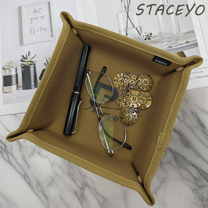 Foldable Oxford Fabric Storage Tray