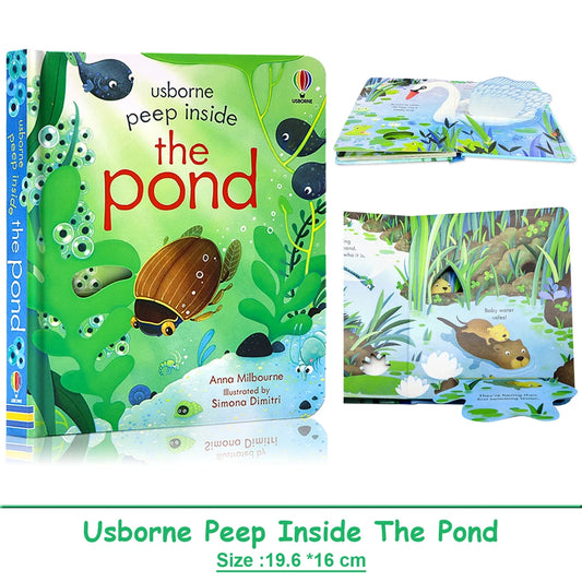 Usborne Peep Inside the Pond – Lift-the-Flap Book