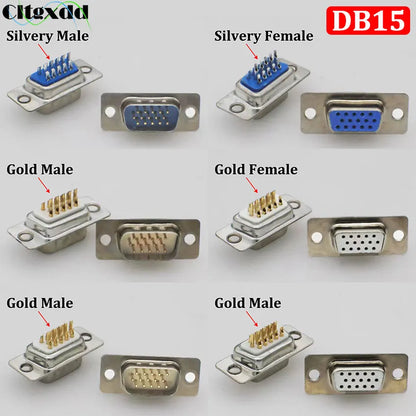 DB15 VGA Solder Connector Plug