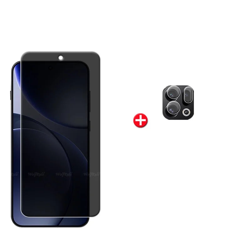 Anti-Spy 9H Tempered Glass & Camera Lens Protector for OPPO Find X9 Series