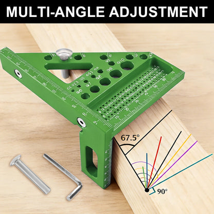 ABS Multifunctional Woodworking Angle Ruler